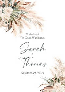 E008 Welcome Sign Vertical A1: E008 Welcome Sign A