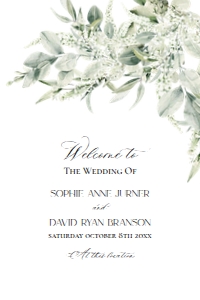 E070 Welcome Sign Vertical 24x36: E070 Welcome Sign