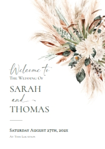 E008 Welcome Sign Vertical A2 B: E008 Welcome Sign B