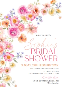 B030 Bridal Shower Invite: B030 Bridal Shower Invite