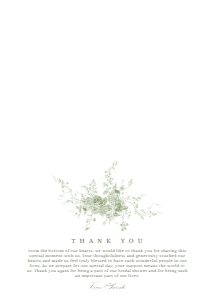 B063 Thank You Card Folded: B063 Thank You Card