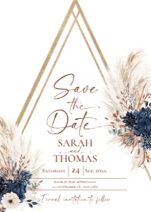 E017 Save The Date (5x7) B: E017 Save The Date B