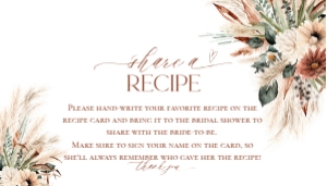 B068 V1 Recipe Request Card 3.5x2: B068 Recipe Card