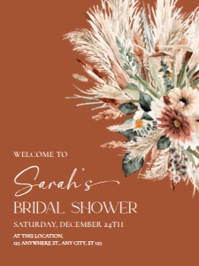 B068 V1 Welcome Sign Vertical 18x24: B068 Bridal Shower Bundle V1