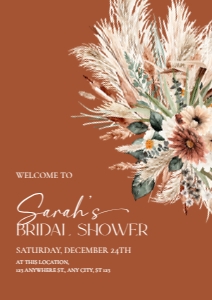 B068 V1 Welcome Sign Vertical A1 23.4x33.1: B068 Bridal Shower Bundle V1