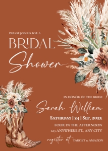 B068 V2 Bridal Shower Invite: B068 Bridal Shower Bundle V1