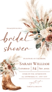 D036 V2 B068 V3 Bridal Shower Evite: B068 Bridal Shower Bundle V1