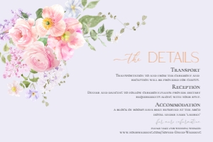 E126 Detail Card Horizontal 6x4: E126 Wedding Suite