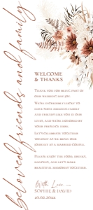 E069 Thank You Napkin Note 4x9: E069 Wedding Bundle
