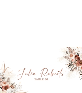 E069 Place Card Folded: E069 Wedding Bundle