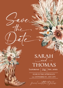 D036 V3 Save The Date Card: D036 V3 Save The Date