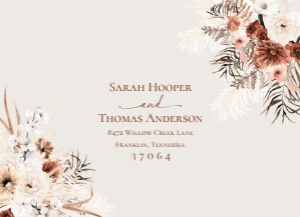 E069 Front Address Envelope A7: E069 Wedding Bundle
