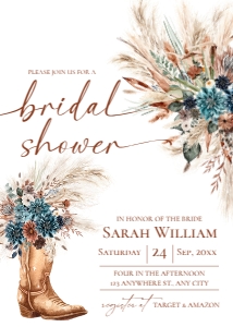E127 Bridal Shower Invite 1: E127 Bridal Shower Invite 1
