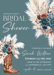 E127 Bridal Shower Invite 4: E127 Bridal Shower Invite 4