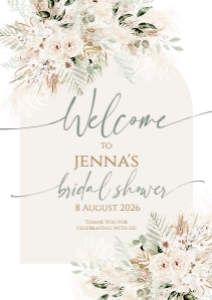 B058 Welcome Sign Vertical A1: B058 Welcome Sign