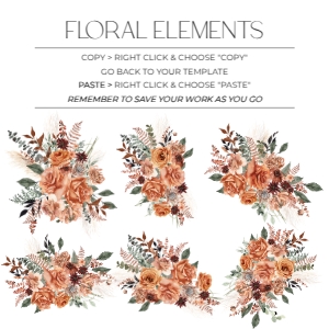 E138 Floral Elements: E138 Wedding Suite A