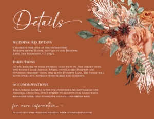 E138 Detail Card Horizontal 5.5x4.25: E138 Wedding Suite A