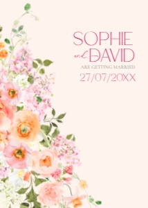 E139 Wedding Invite Back: E139 Wedding Suite