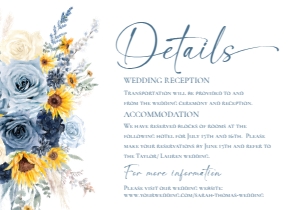 E140 Detail Card Horizontal 5x3.5: E140 Wedding Suite