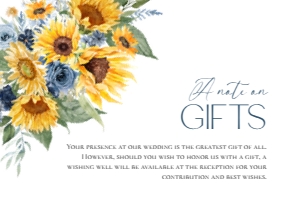 E141 Wishing Well Card 3.5x5: E141 Wedding Suite