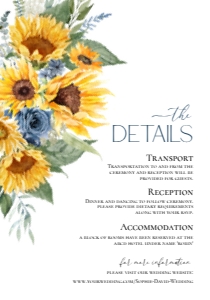 E141 Detail Card Vertical 5x3.5: E141 Wedding Suite