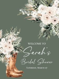 E128 Shower Welcome Sign V3 design preview