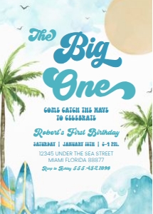BO1 - The big one invitation: BO1 - The big one invitation