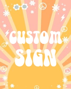 G114 - Groovy custom sign: G114 - Groovy custom sign