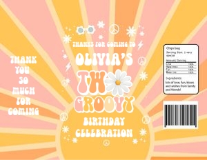 G114 - Groovy chip bag: G114 - Groovy chip bag