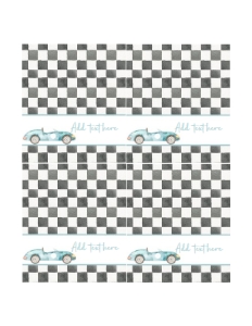 R102 - Race car food label: R101 - Two Fast Birthday Package
