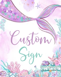 M101 - Mermaid custom sign: M101 - Mermaid custom sign