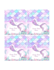 M101 - Mermaid food label: M101 - Mermaid food label