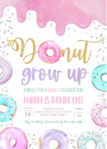 D003 - Donut invitation: D003 - Donut invitation