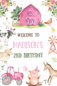 F102 - Farm welcome sign 24x36: F102-Welcome Sign