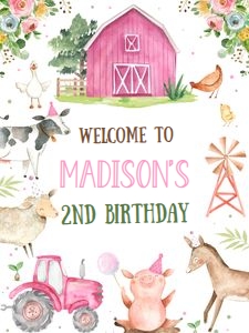 F102 - Farm welcome sign 18x24: F102-Welcome Sign