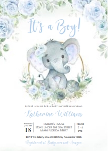E101 - Elephant invitation: E101 - Elephant invitation