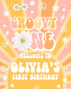 G113 - Groovy welcome sign 16x20: G113 - Welcome Sign (16x20", 18x24", 24x36")