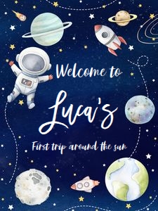 TA03 - Trip around the sun welcome sign 18x24: TA03-Trip Arround The Sun Welcome Sign