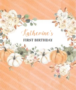 PB001 - Pumpkin candy bar: PB001 - Party Favor Package