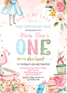 A401 - Onederland invitation: A401 - Onederland invitation