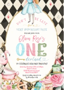 A203 - Onederland invitation: A203 - Onederland invitation