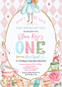 A202 - Onederland invitation: A202 - Onederland invitation