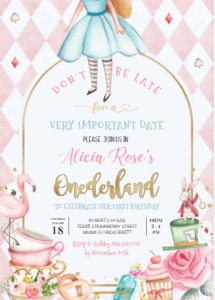 A302 - Onederland invitation: A302 - Onederland invitation