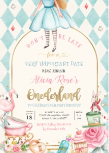 A301 - Onederland invitation: A301 - Onederland invitation