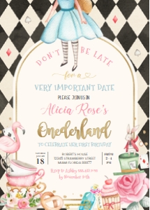 A303 - Onederland invitation: A303 - Onederland invitation