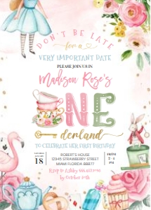 A501 - Onederland invitation: A501 - Onederland invitation