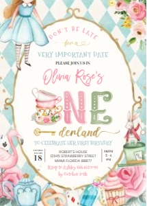 A601 - Onederland invitation: A601 - Onederland invitation