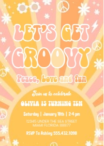 G116 - Groovy invitation: G116 - Groovy invitation