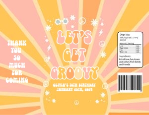 G116 - Groovy chip bag: G116 - Groovy chip bag