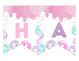 D001 - Donut banner: D001 - Birthday Package